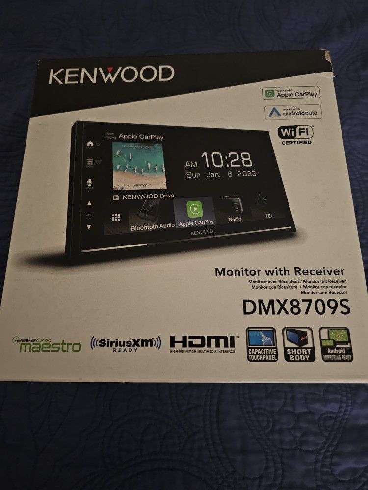 Kenwood DMX8709S WIRELESS carplay Android auto ..