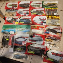 Plastic Worms Baits All Different Colors Take It All Lot For $80