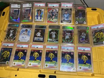 Graded Soccer Football cards from PSA CSG and Arena with autos