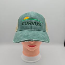 Corvus Herbicide Distressed Trucker Adjustable SnapbackHat