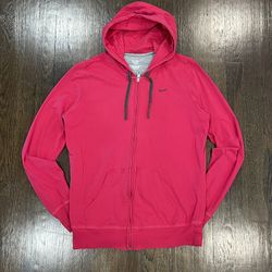 Pink vintage women’s Nike zip up hoodie