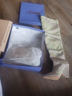 Lilian a bedazzled boots sz6