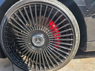 22" New Staggerd floating cap wheels & new tires for MERCEDES Benz S63 COUPE/CONVERTIBLE