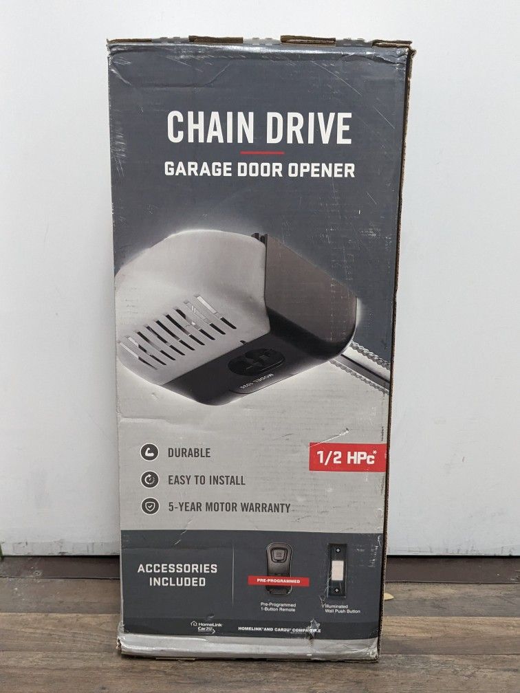 NEW 1/2 hp Chain Drive Garage Door Opener