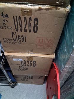 U9268 Clear vases – 12 Boxes of 24 Pcs Each