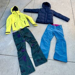 Women’s Size XS Ski/ Snow Clothes. Winter Jackets Pants & Bibs 