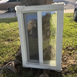 Vinyl Window With Screen 21 X 34 New