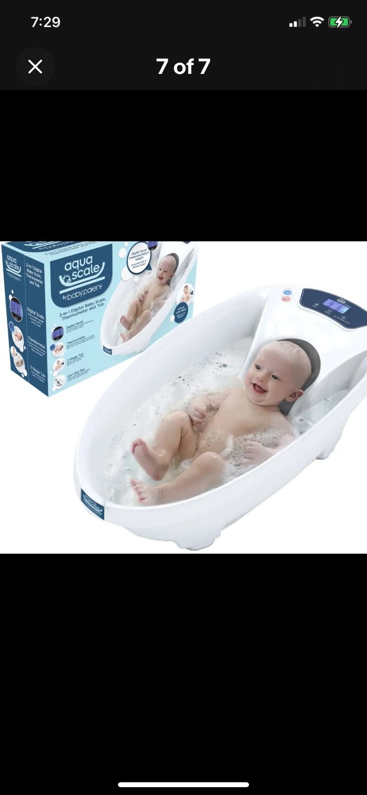 Baby Bath Tub with Aqua Scale