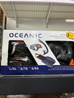 Oceanic snorkel set