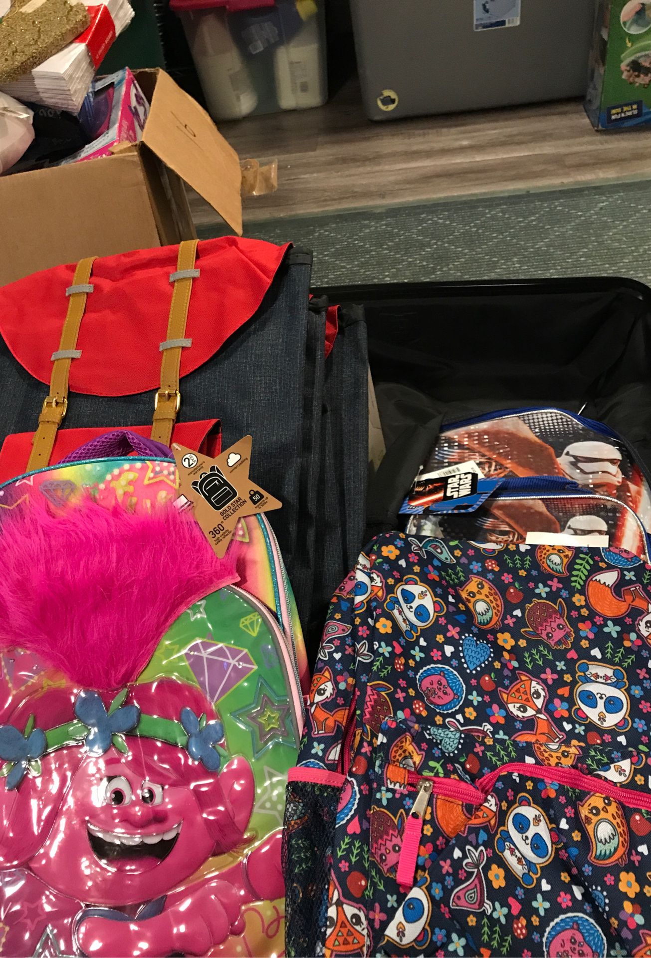 7 backpacks for $100