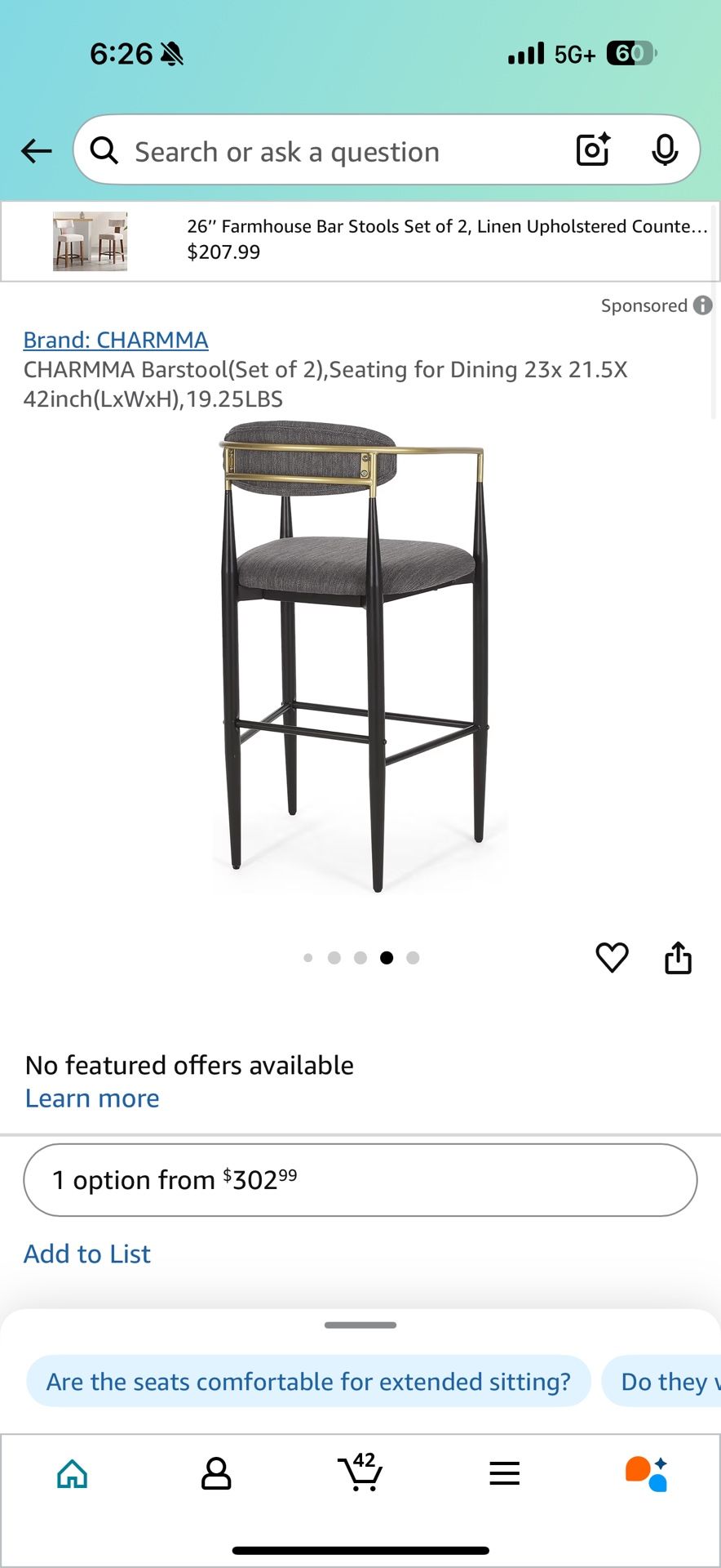 Barstools Set 4
