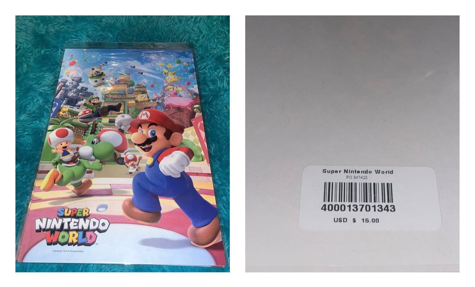 Universal Studios SUPER NINTENDO WORLD Grand Opening 11x17 Mini Poster (New In Plastic)