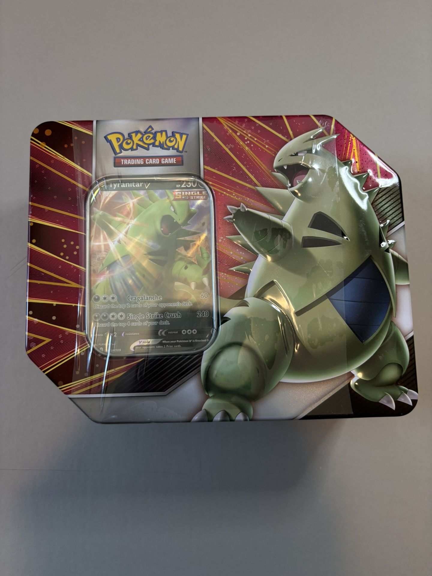 Pokémon V Strikers Tyranitar Tin