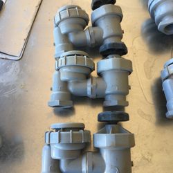 Timer, Sprinkler Valves And Assorted Fittings 