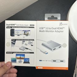 USB™ 3.0 to Dual HDMI™ Multi-Monitor Adapter