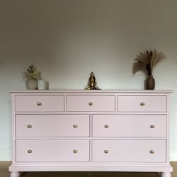 Pink Pottery Barn Dresser