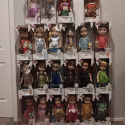 Disney Animators' Collection - 22 Dolls, Unopened.