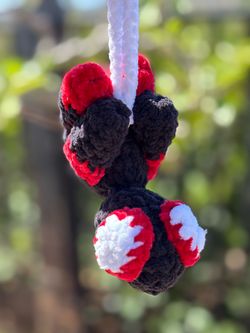 Hanging Miles Morales plushie 🕷️ crochet 🕷️ handmade