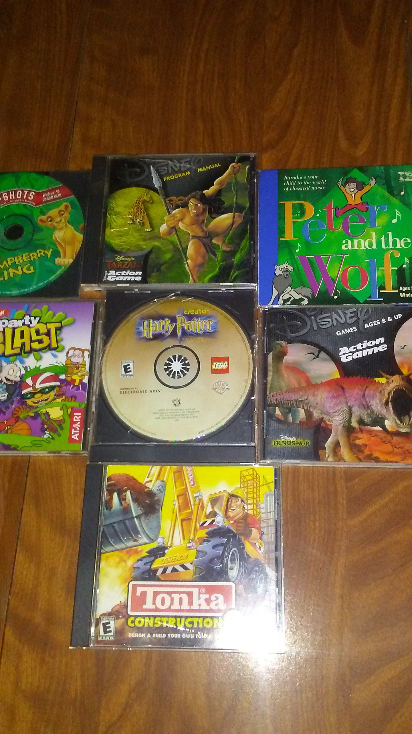 7 kid's computer games all in good condition