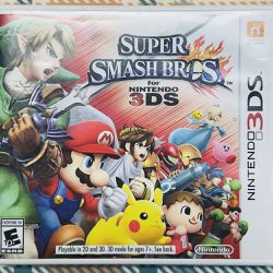 Super Smash Bros. Brothers (Nintendo 3DS) XL 2DS Game And Case Tested