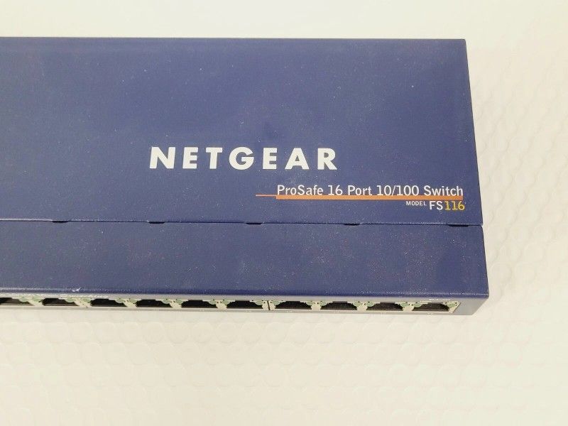 Netgear 16 port 10/100 Mbs Far Ethernet Switch FS116