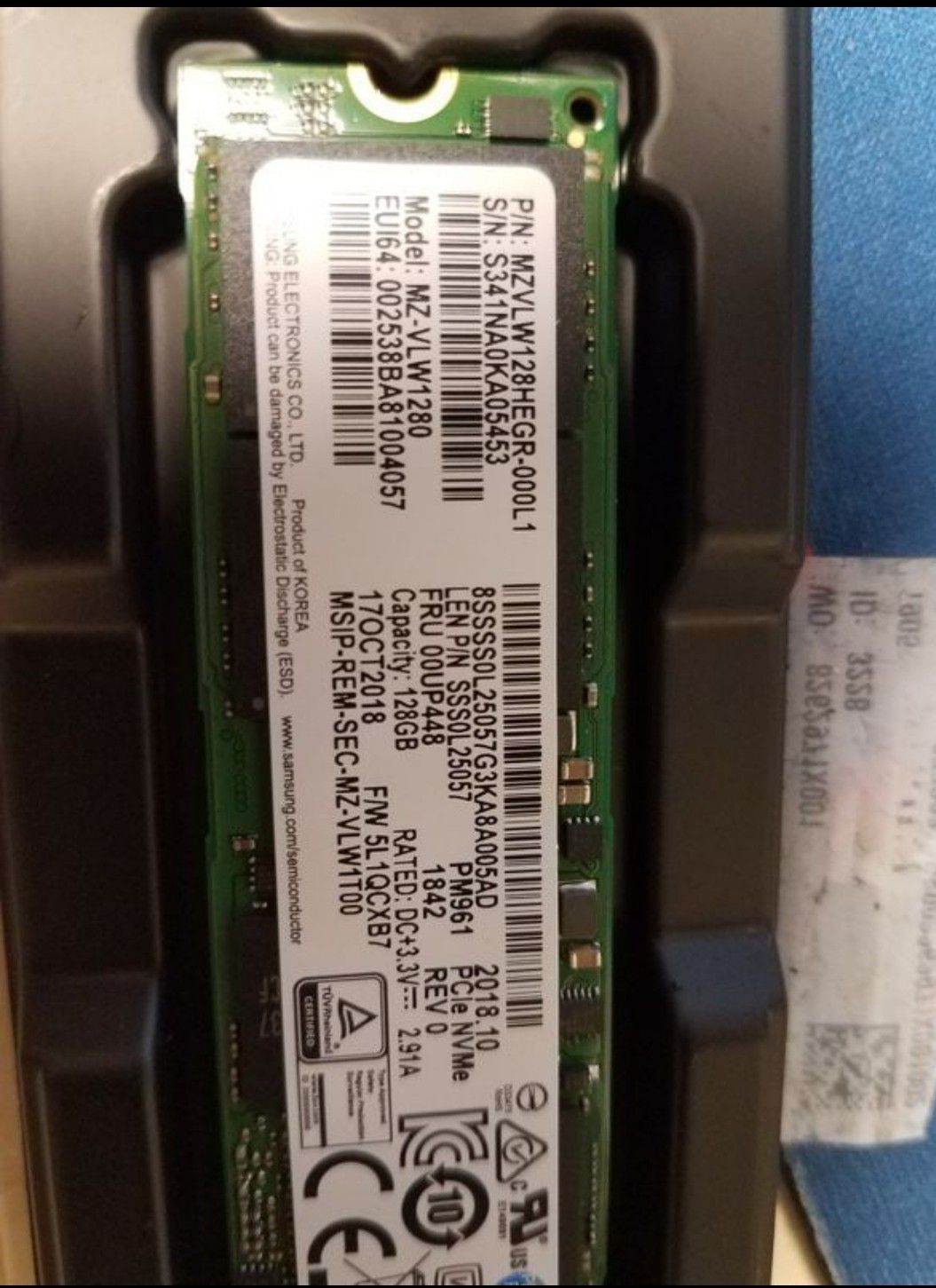 GENUINE LENOVO SSD 128GB YOGA