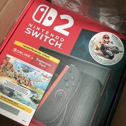 Nintendo Switch 2 MarioKart World and 12 Month Online with Expansion Pack Bundle