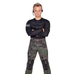 **BOYS SPECIAL FORCES COMMANDO COSTUME**SIZE SMALL 4-6