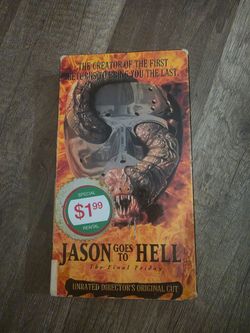 Friday the 13th Jason goes to hell vhs