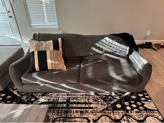 Modern grey couch