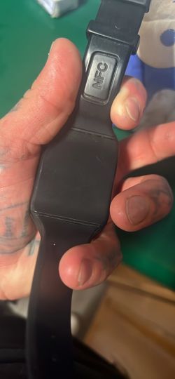 Black NFC Smart Watch Band