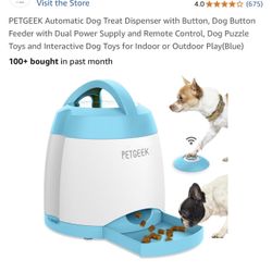 PetGeek IQ Automatic Dog Treat Dispenser 