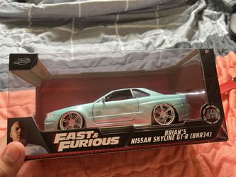 BRIAN'S NIS5AN SKYLINE GT-R (BNR34) Die Cast