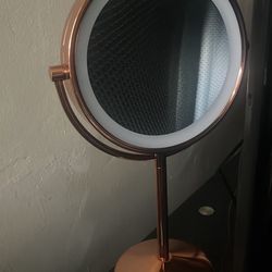 Rose Gold LED Vanity Mirror