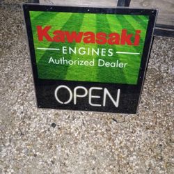 Kawasaki Led Sign Great For Multipurpose 