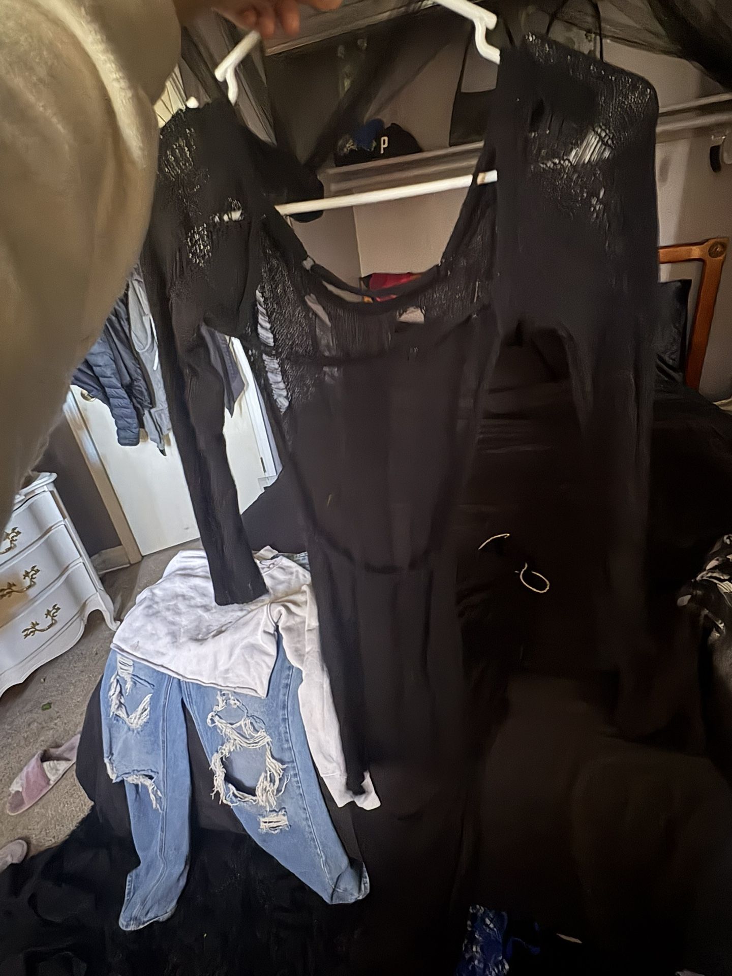 Black Cover Up And Dress