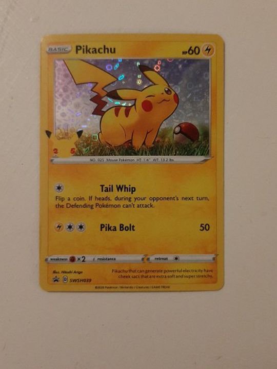 Pikachu Promo Holo with Pikachu Stamp