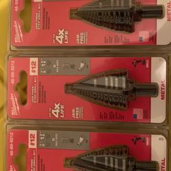 Milwaukee Jam-free Step Drill Bit #12