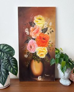 Large Original Floral Painting