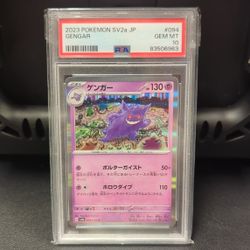 2023 Pokémon Japanese Gengar PSA 10