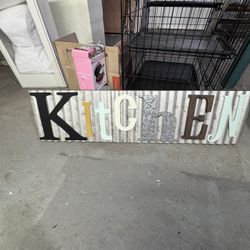 Kitchen sign