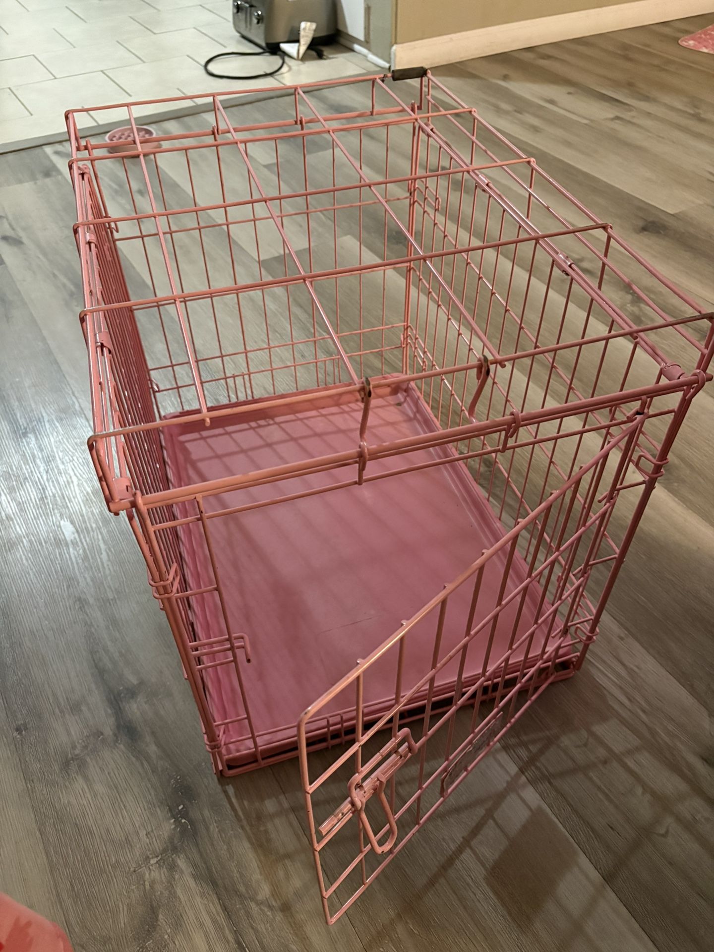 PINK DOG CRATE  24x17x 20