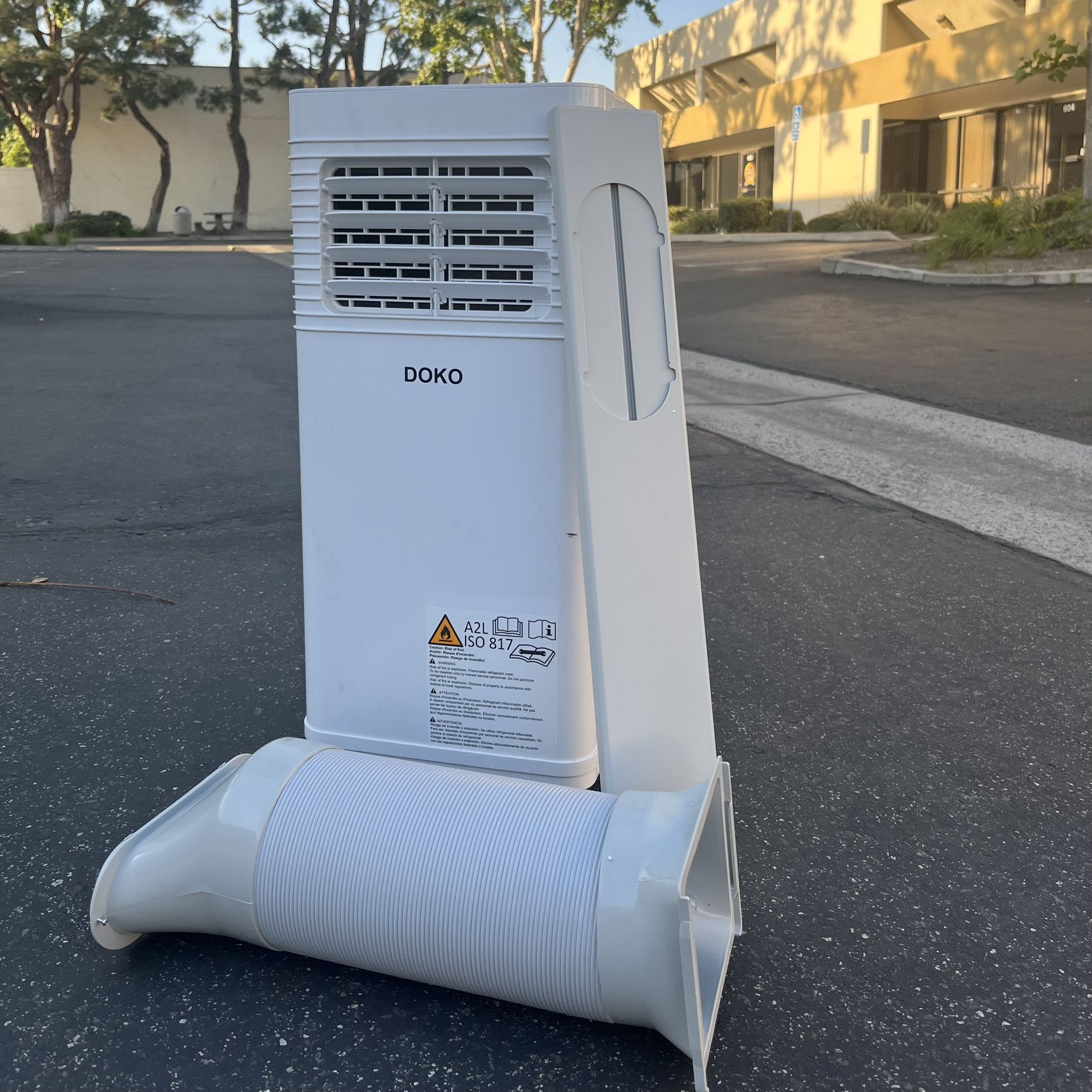 DOKO Portable Air Conditioner, 8,000 BTU for Rooms up to 200 Sq.Ft with Remote Control, Window Mount Kits