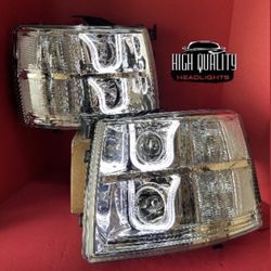 Chevy Silverado 2007. 2013 headlights.