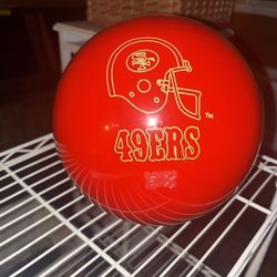 49er Nondrilled Authentic 14lb Bowling Ball