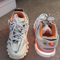 Balenciagas orange and white