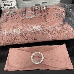 Dusty Rose Chair Sashes