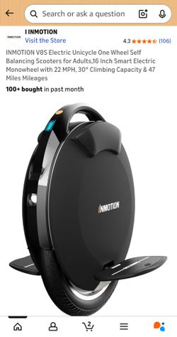 Inmotion V8 Electric Unicycle