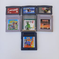 Mixed Lot of 7 Gameboy And Gameboy Advance Games