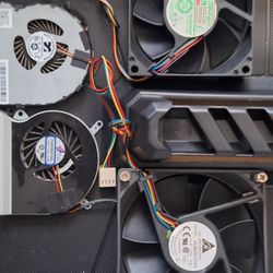 Assorted PC Computer Fans

Assorted computer fans for your PC or custom build. Has one Magic brand fan, one Delta brand fan, and two smaller fans, ARX